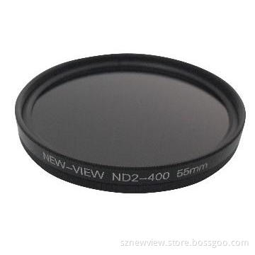 55mm Lens ND2-400 Filter,Neutral Density Camera Filter for NEW VIEW